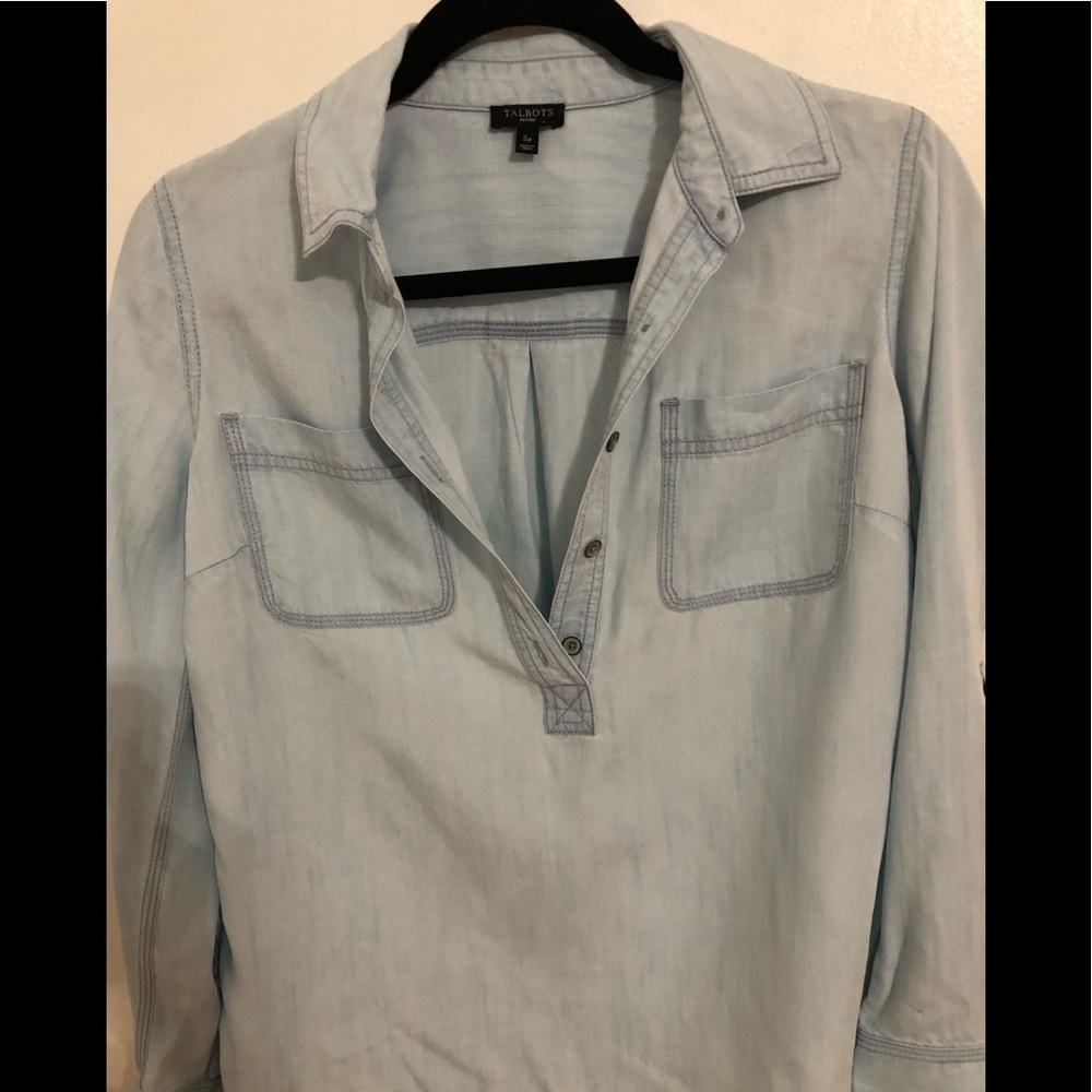 Talbots denim shirt